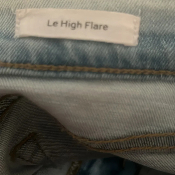 Frame Le High Flare jeans in a light wash, size 27 - Picture 3 of 7